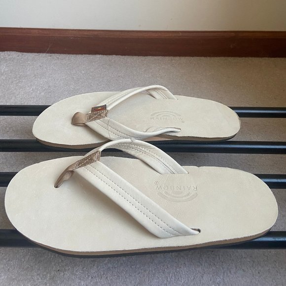 RAINBOW Men Premium Leather Single Layer Sandals - NEW NWT NWOB main image 8
